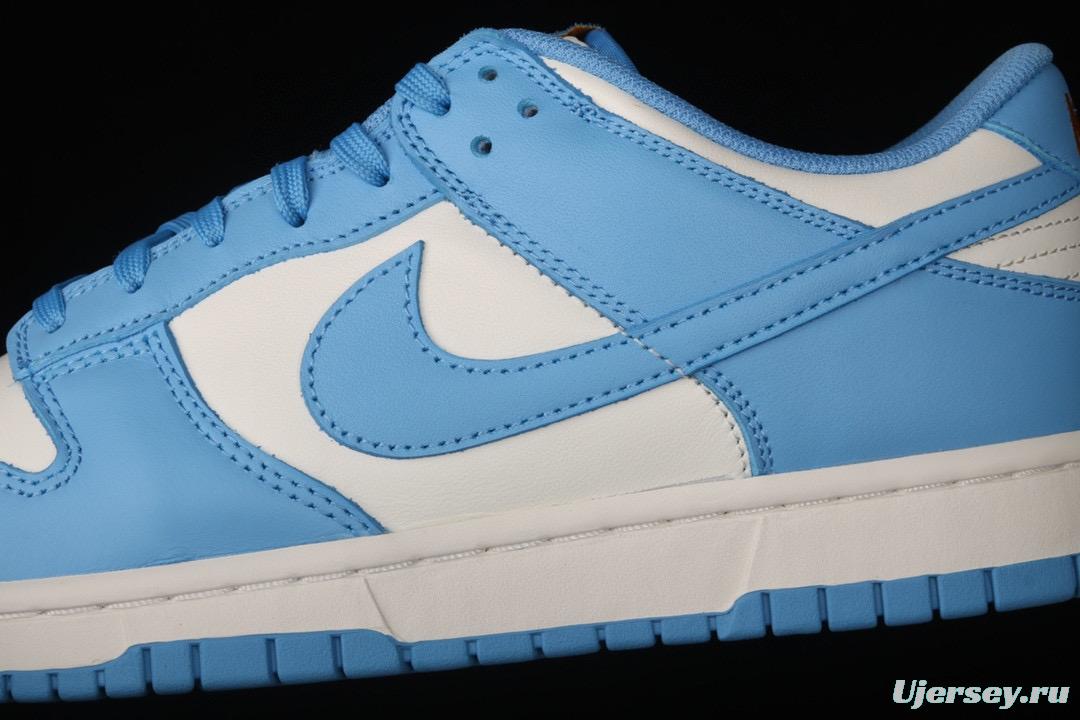 NIKE DUNK Low SB Slam Dunk Series North Carolina Blue head low-top leisure sports skateboard shoes DD1503-100