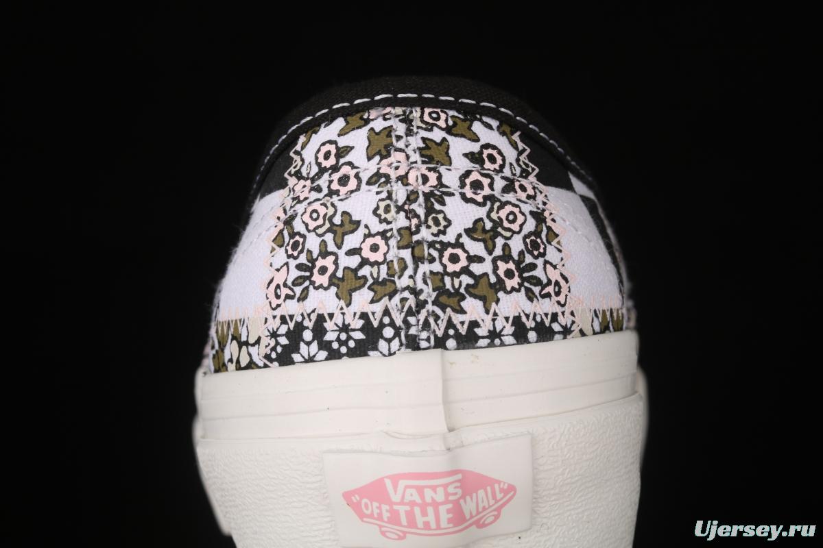 Vans Authentic Vance small flower quilting low-top casual board shoes VN0A5HZS9FY