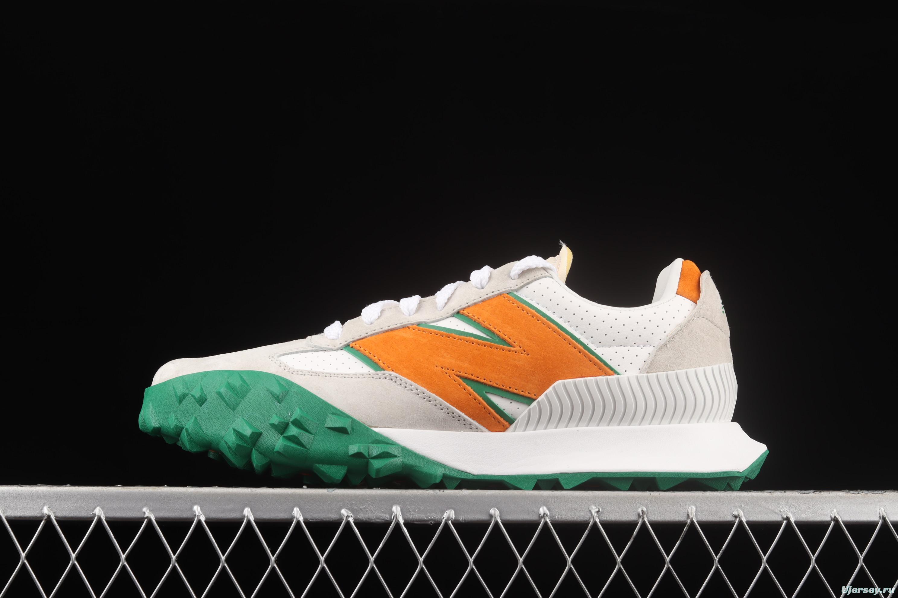 New Balance XC-72 series white, green and orange retro running shoes UXC72CBD