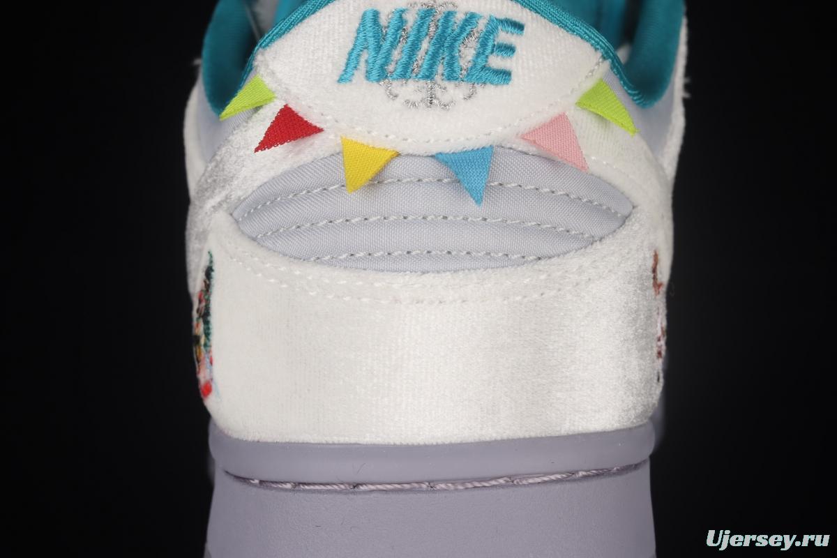 NIKE DUNK Low ICE ice and snow color SB buckle rebound fashion leisure board shoes DO2326-001