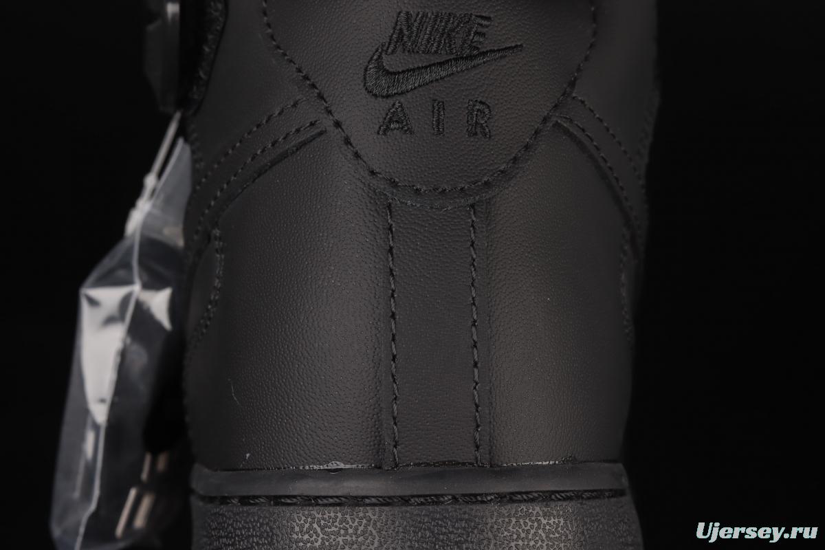NIKE Air Force 1y07 Low Zhongbang all-black casual board shoes CW2289-001