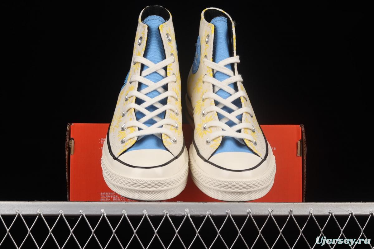 Converse ChuNIKE Taylor spring 2022 new earth graffiti hit high-top casual board shoes 172863C