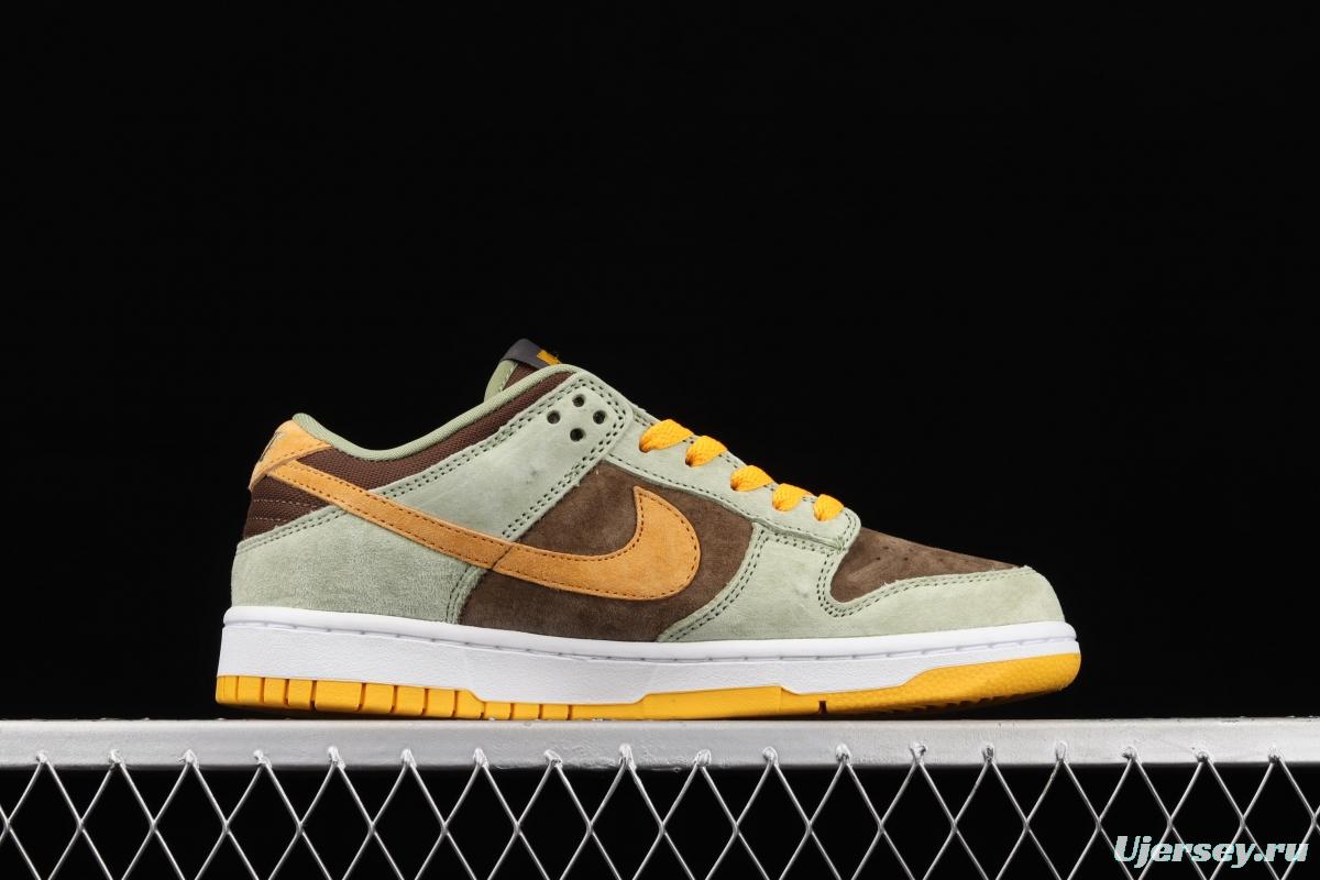 NIKE SB DUNK Low Prm green brown orange SB rebound fashion casual board shoes DH5360-300