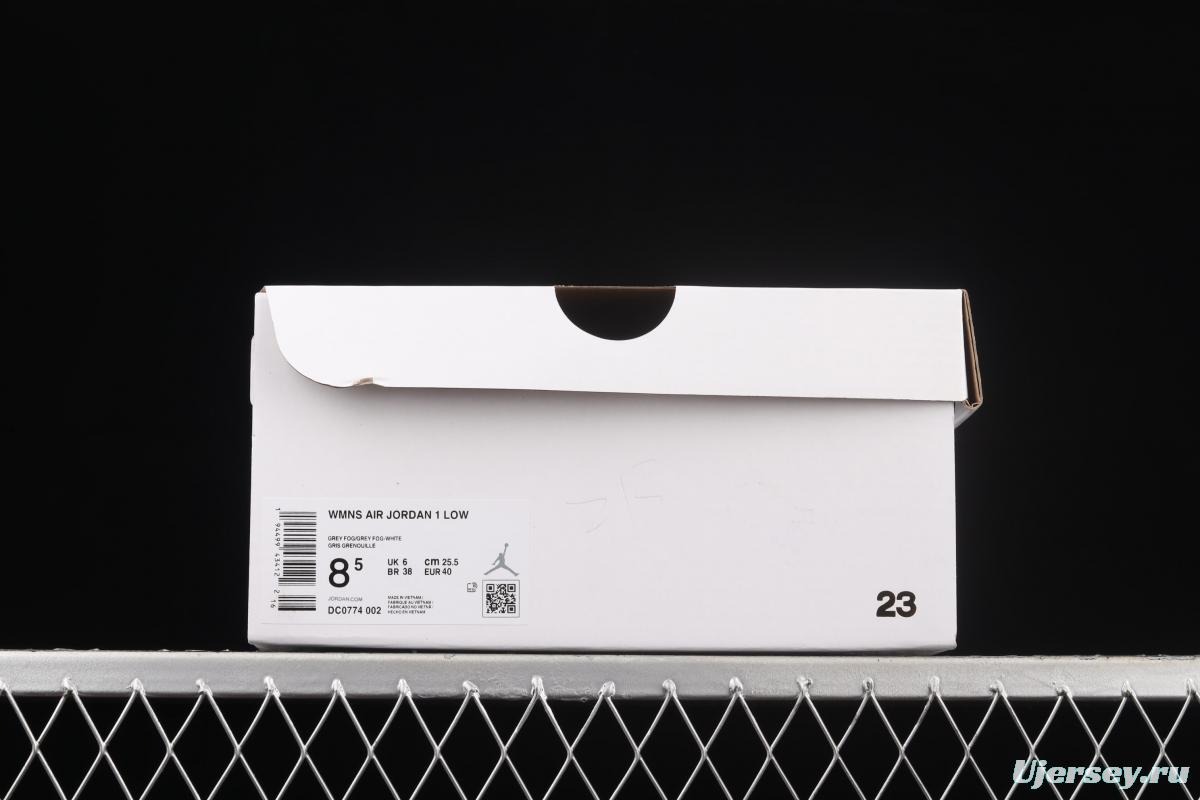 Air Jordan 1 Low low side frosted ash culture leisure sports shoes DC0774-002