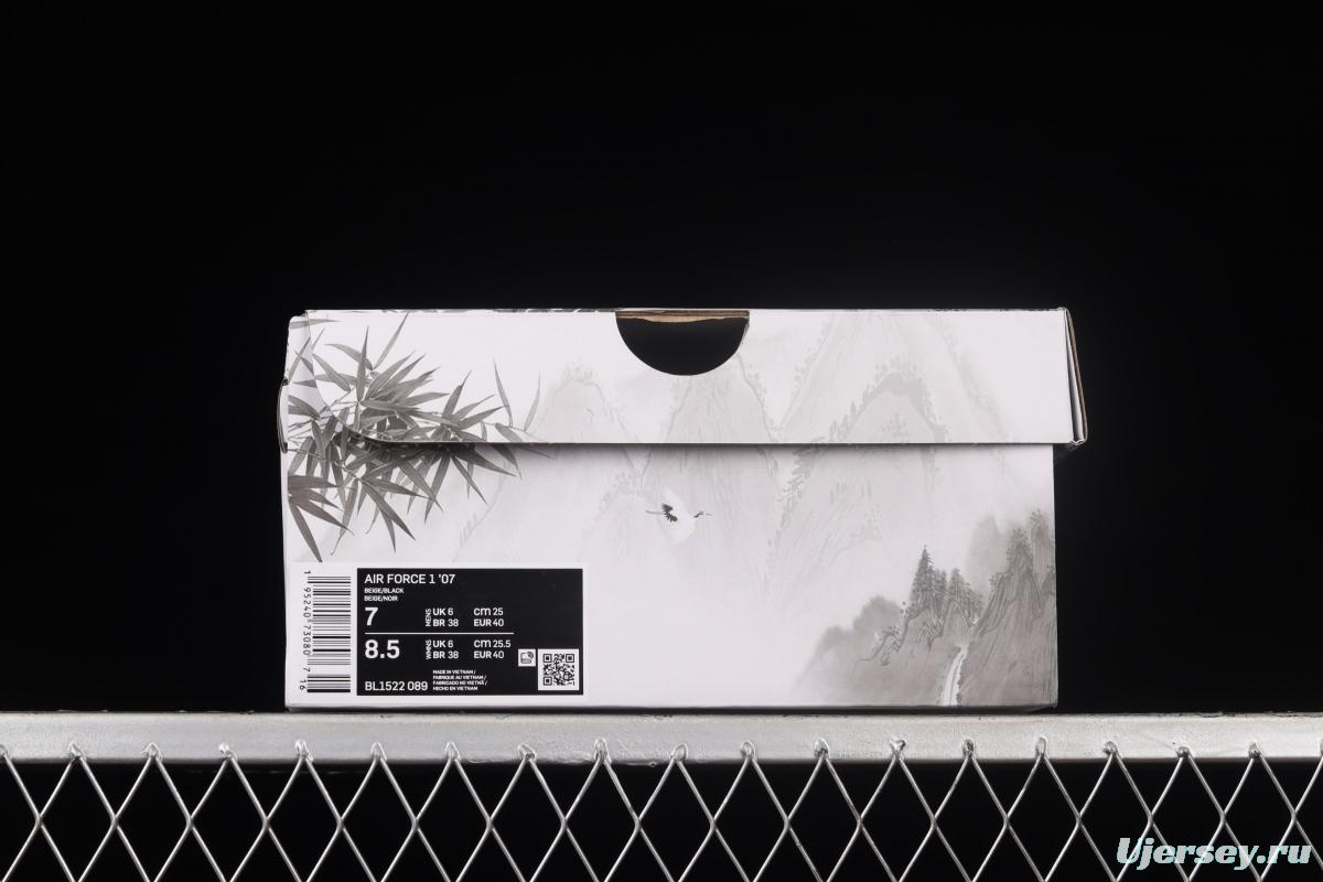 NIKE Air Force 11607 Low landscape ink painting Chinese limelight low-top casual board shoes BL1522-089