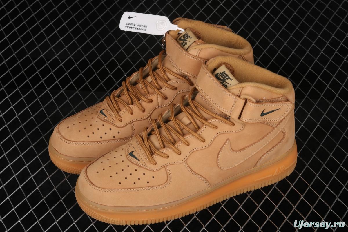 NIKE Air Force 1 Mid'07 Prm QS helps wheat color 715889-200