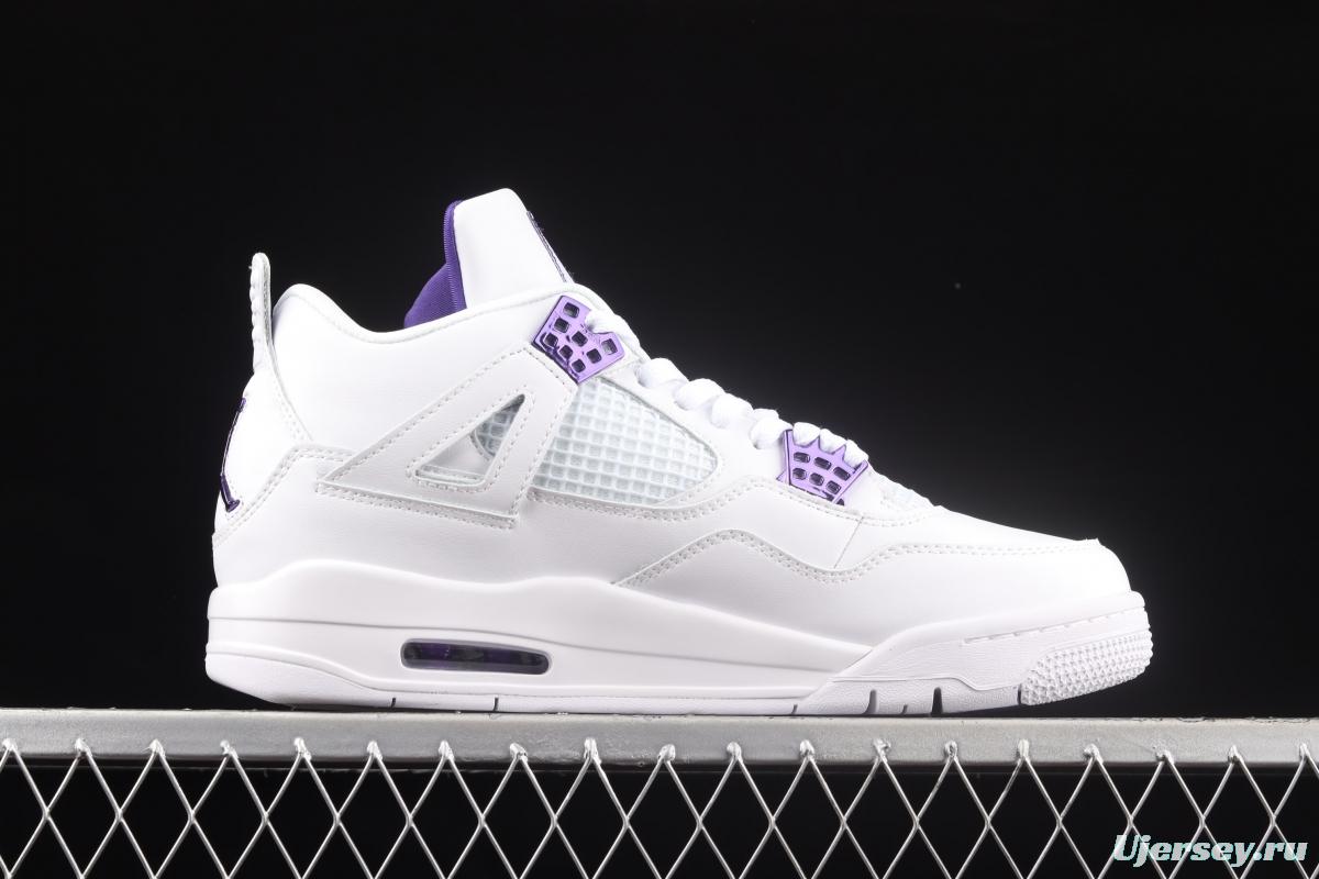 Air Jordan 4 Court Purple White and Purple head layer True Standard CT8527-115