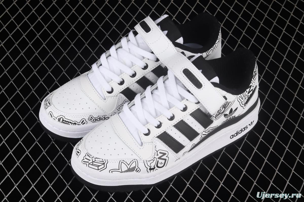 Adidas Forum 84 Low GW4921 popular single classic vintage basketball shoes