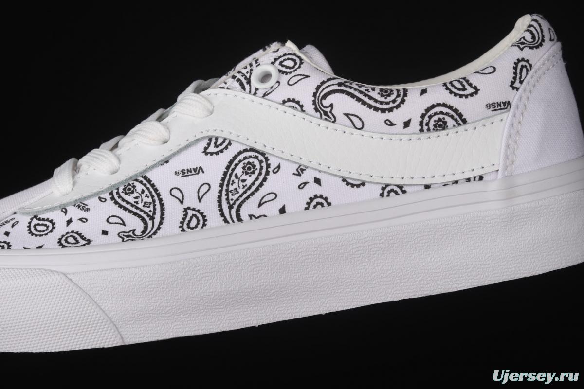 Vans Bold NI black and white printed cashew flower low upper board shoes VN0A3WLP42M