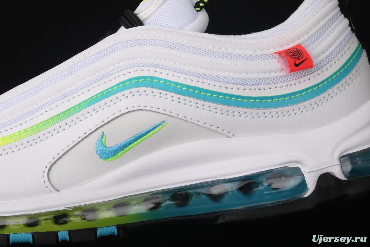 NIKE Air Max 97 2020 New Environmental Earth themed half-palm Air cushion running shoes CZ5607-2020