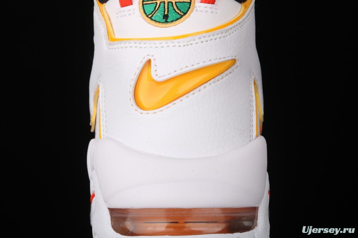 NIKE Air More Uptempo 96 QS Pippen Primary Series Classic High Street Leisure Sports Culture Basketball shoes DD9223-100