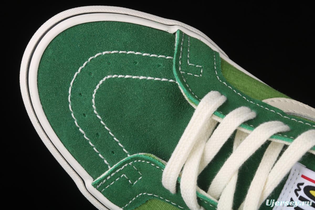 Vans Sk8-Low Reissue S classic avocado green low-top casual board shoes VN0A4UWI4WS canvas shoes