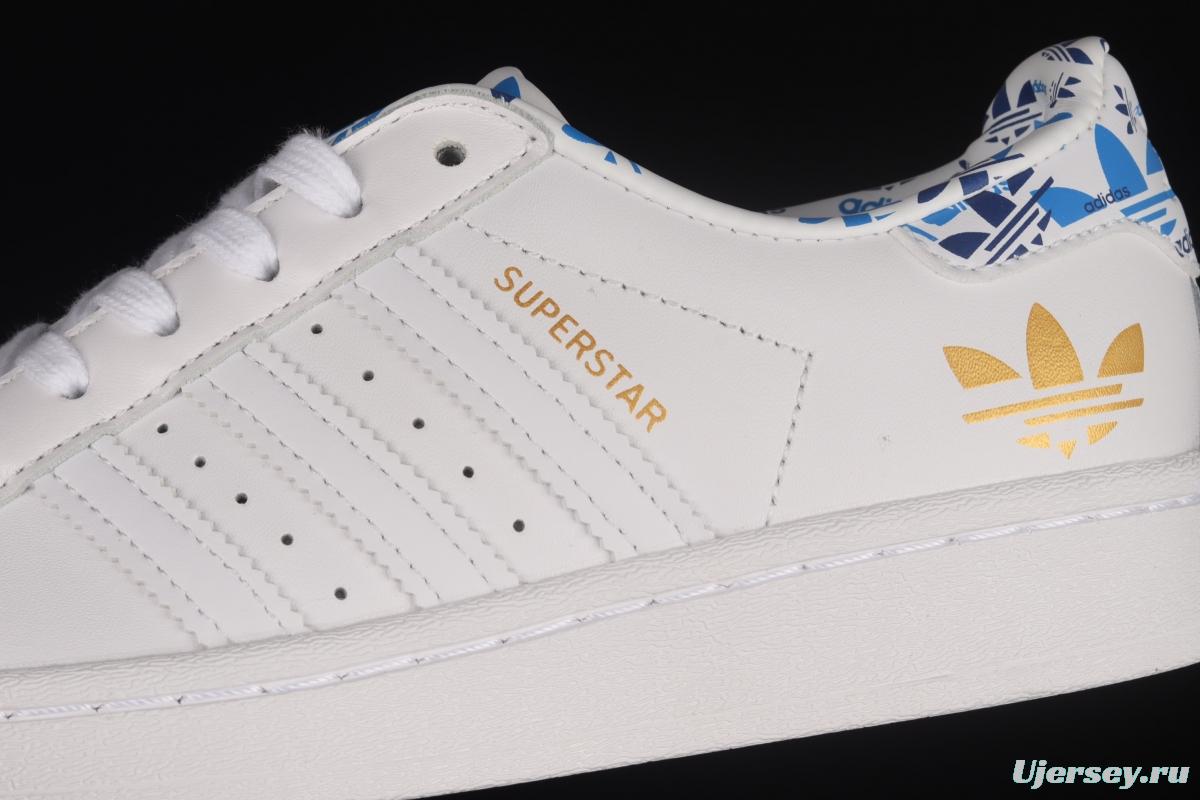 Adidas Originals Superstar HO0186 shell head classic leisure board shoes