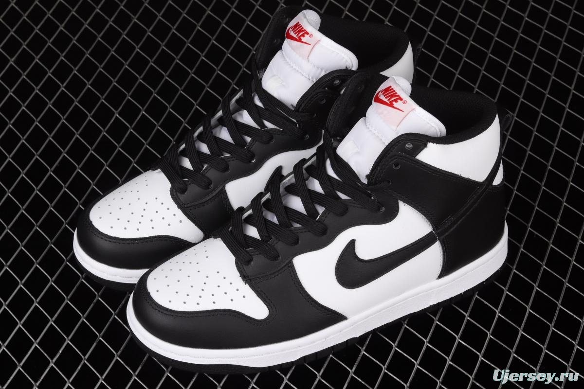 NIKE SB DUNK High black and white panda SB rebound high upper shoes DD1869-103