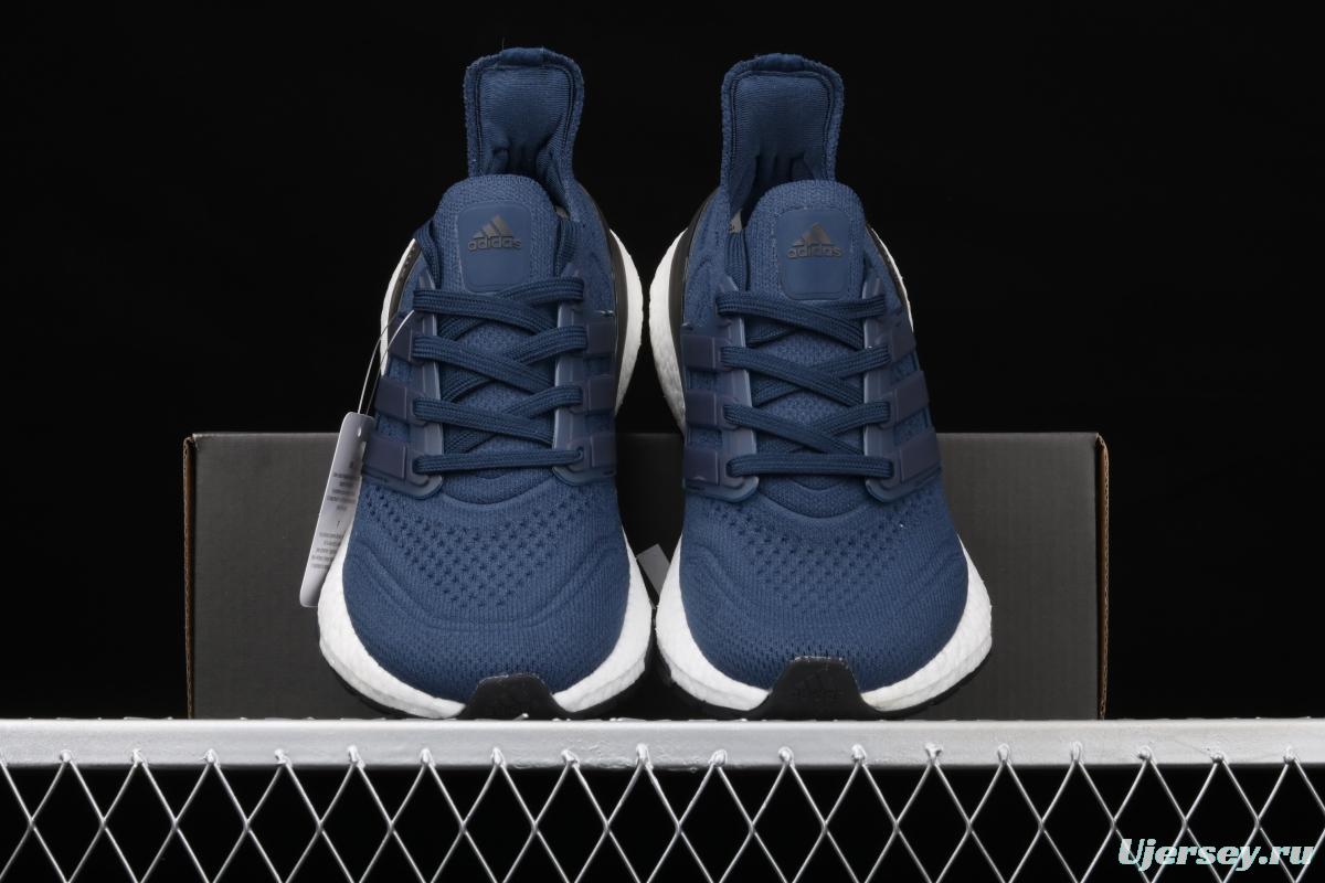 Adidas Ultra Boost 21 Consortium FY0350 Das new thick-soled popcorn running shoes
