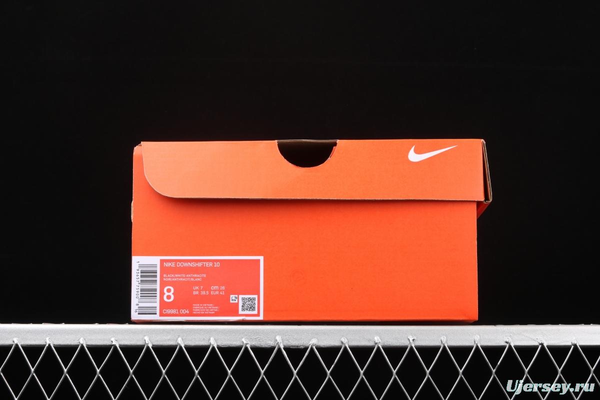 NIKE DownShifter 10-pin eye breathable slow shock fast running shoes CI9981-004