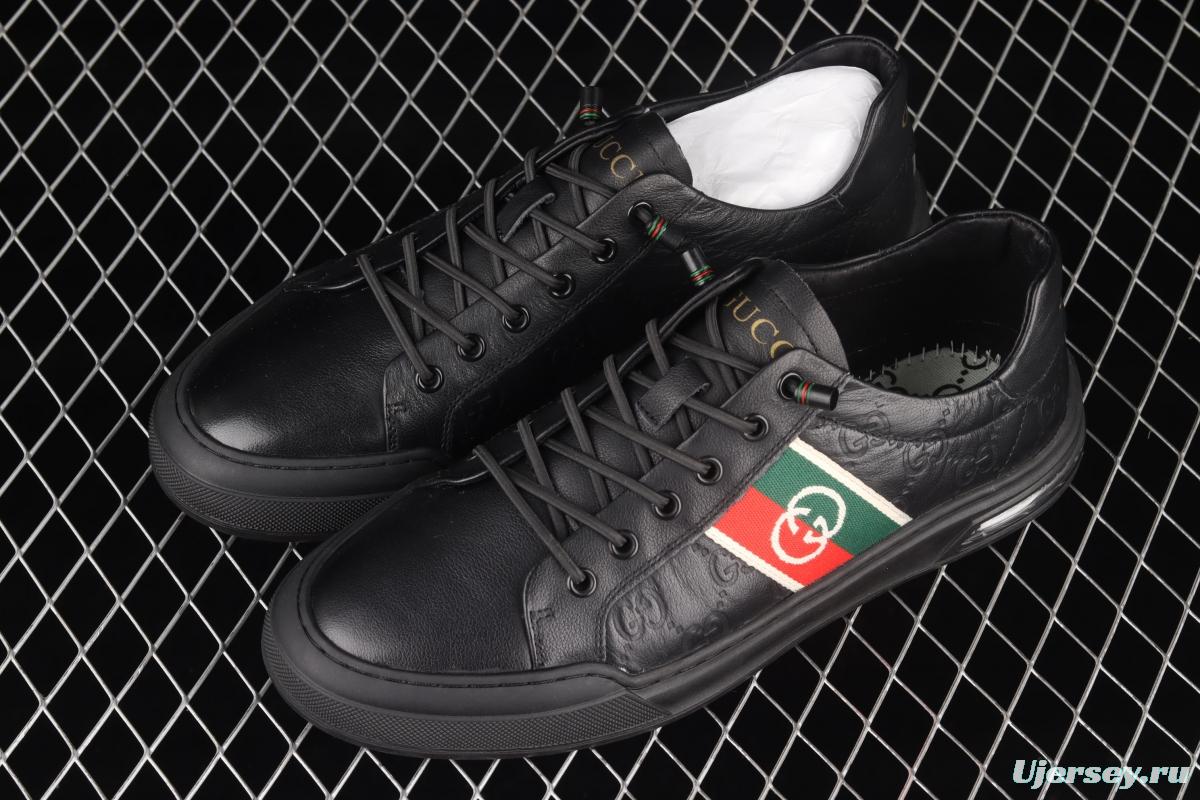 Gucci Screener GG High-Top Sneaker double G embossed leisure shoes series leisure board shoes 02JPO60166