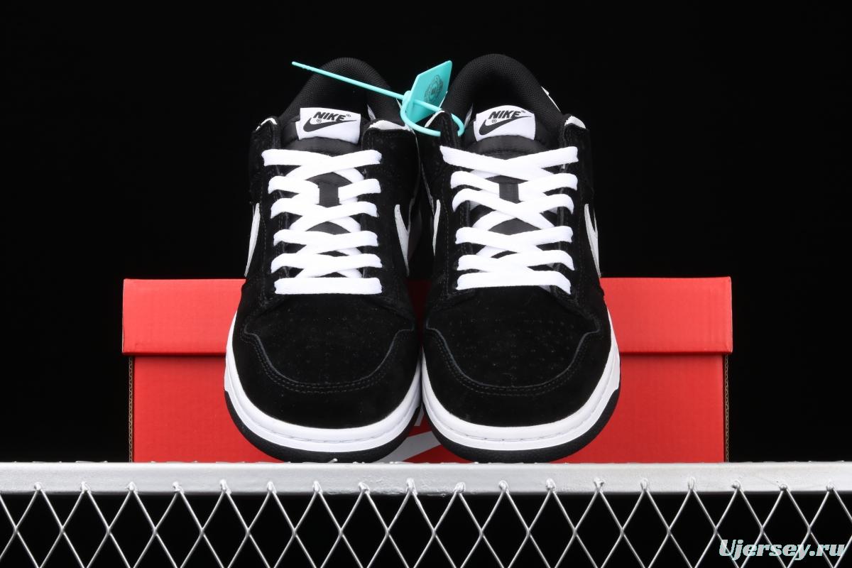 NIKE SB Zoom DUNK Low GS Snow Black and White Slam Dunk Series low side Leisure Sports Skateboard shoes 310569-020