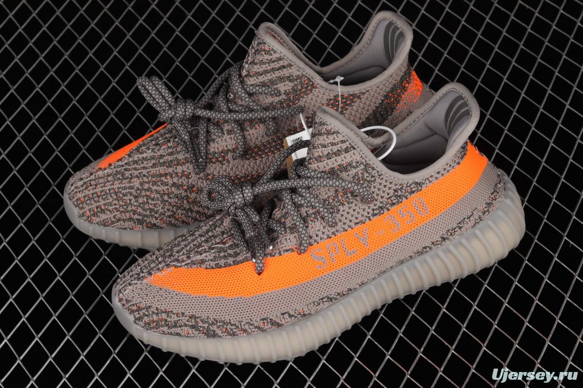 Adidas Yeezy 350 Boost V2 GW1229 Darth Coconut 350 second generation gray orange star