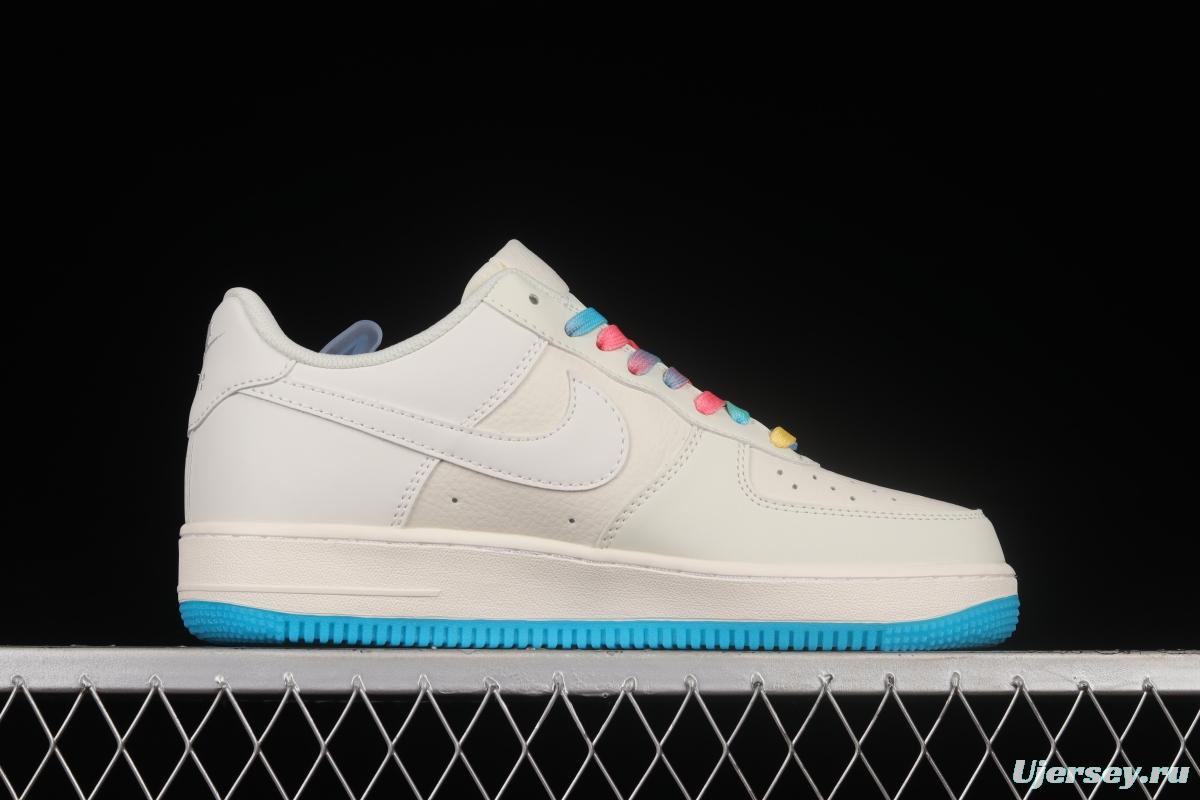 NIKE Air Force 1'07 Low Thermal Sensing Rainbow Low Casual Sneakers DD3396-131