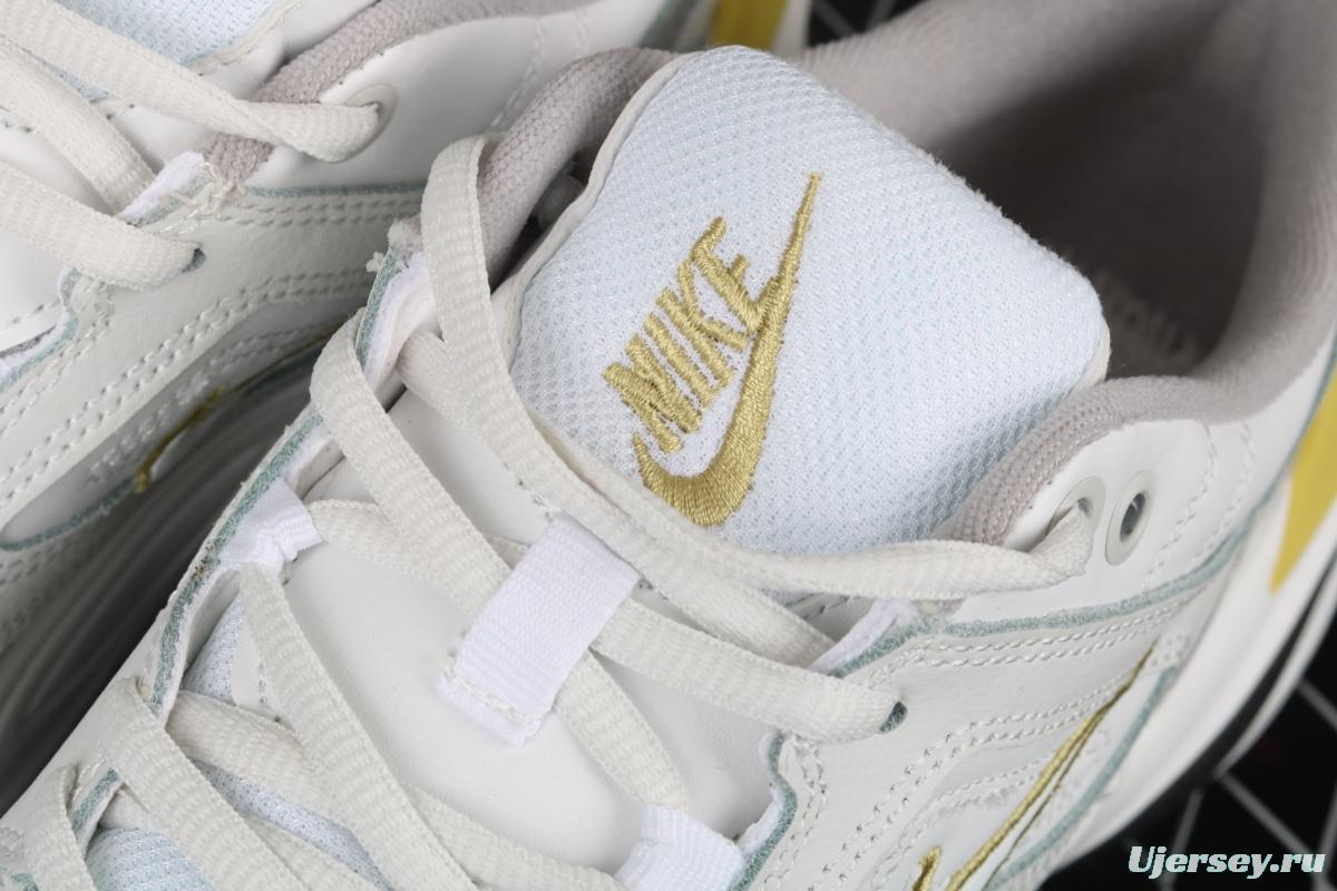 NIKE M2K Tekno white gray gold color retro sports daddy shoes AO3108-009