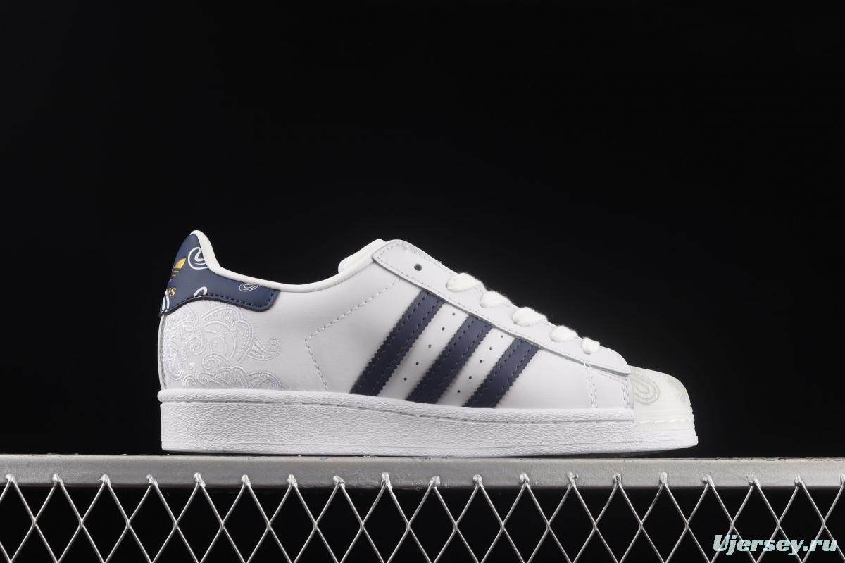 Adidas Originals Superstar GX3655 shell head classic leisure board shoes