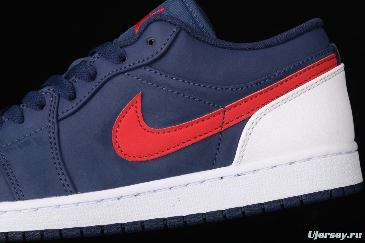 Air Jordan 1 Low Patriot Blue Red low Gang Culture Leisure Sports Board shoes CZ8454-400