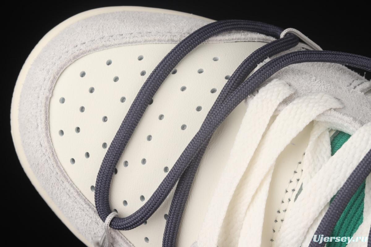OFF-White x NIKE DUNK Low OW suede SB buckle rebound fashion casual board shoes DJ0950-115