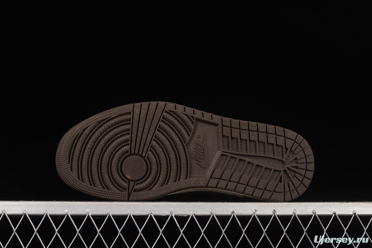 Travis Scott x Air Jordan 1 Low Dark Mocha Small Barb CQ4277-105
