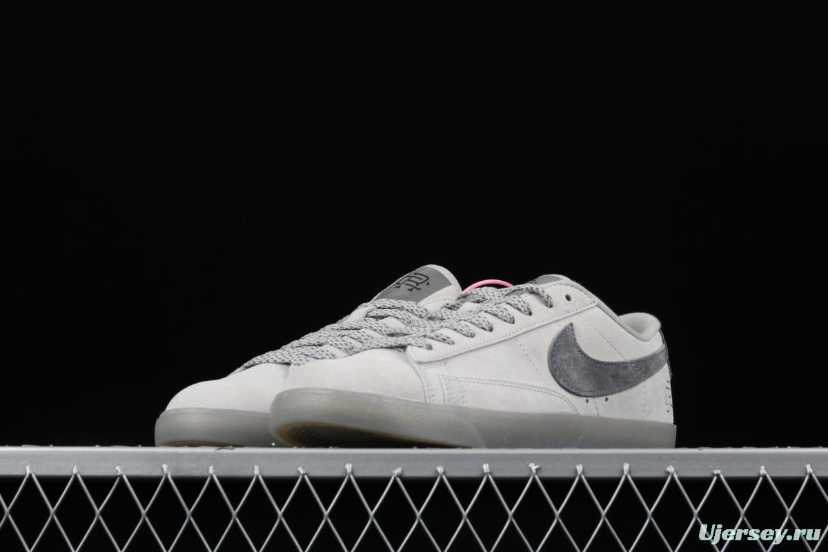 Reigning Champ x NIKE Blazer SB defending champion 3M reflective joint name board shoes 454471-009