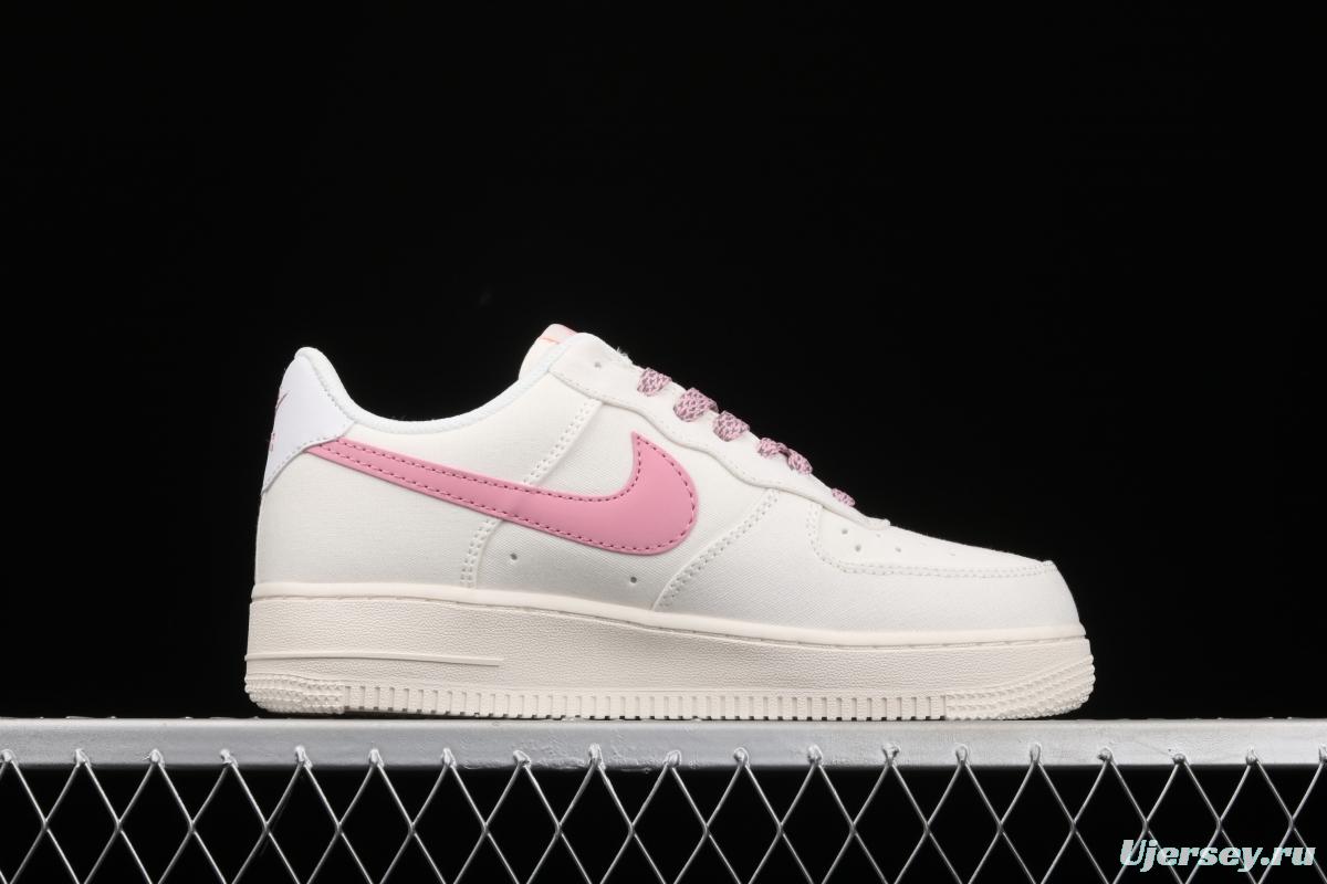 NIKE Air Force 1x07 canvas star low top casual board shoes 315122-105