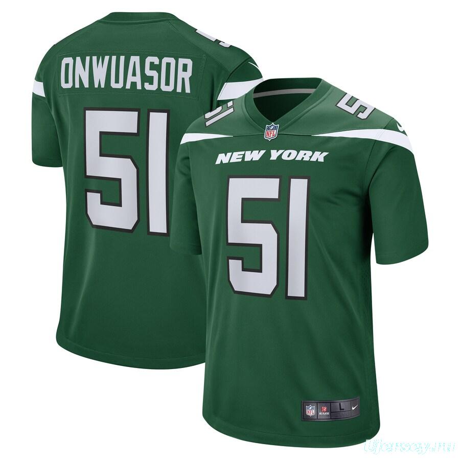 Men's Patrick Onwuasor Gotham Green Player Limited Team Jersey