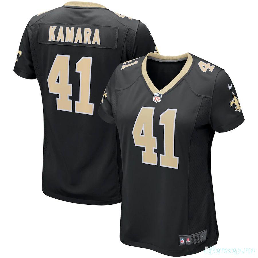 Women's Alvin Kamara Black Player Limited Team Jersey