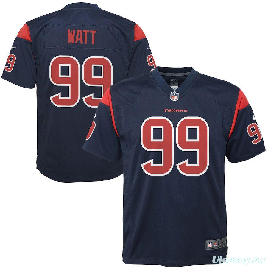 Youth J.J. Watt Navy Rush Player Limited Team Jersey