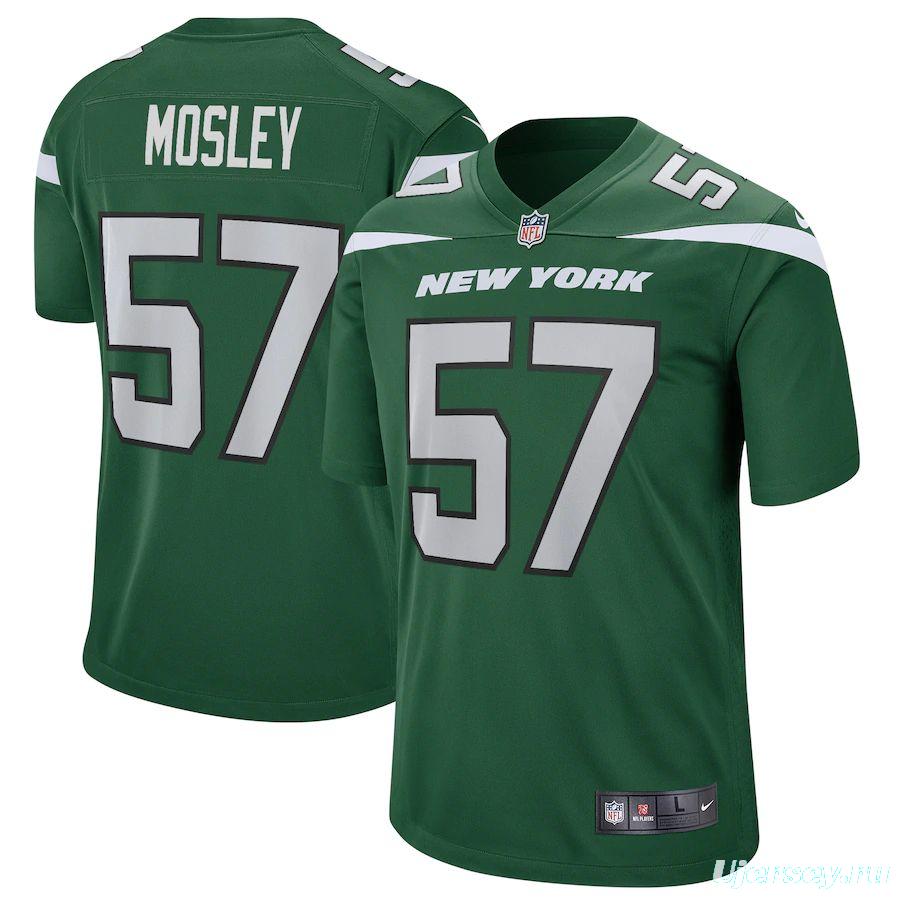 Men's C.J. Mosley Gotham Green Player Limited Team Jersey