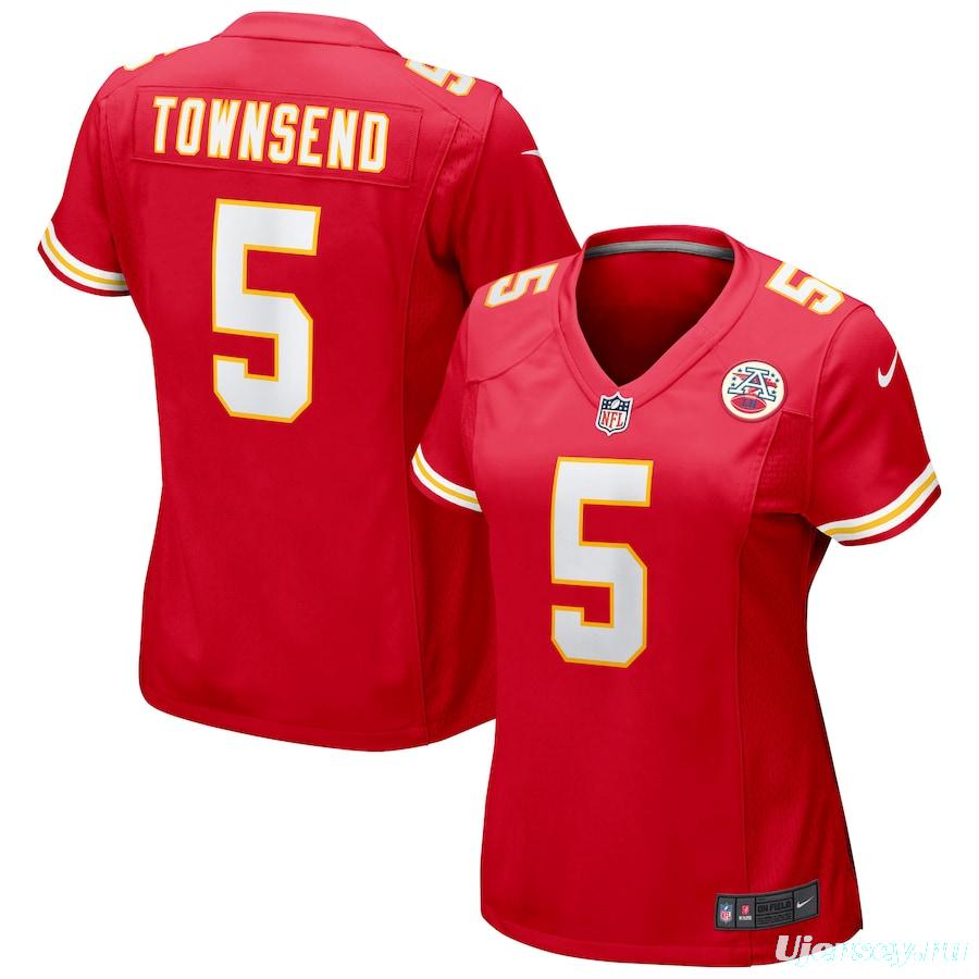 Women's Tommy Townsend Red Player Limited Team Jersey
