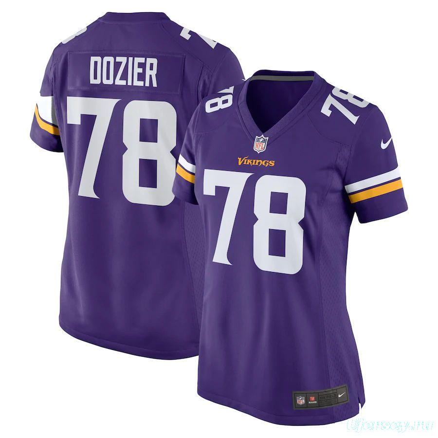 Women's Dakota Dozier Purple Player Limited Team Jersey