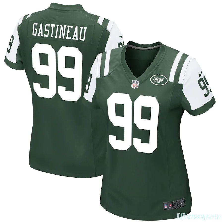 Women's Mark Gastineau Green Retired Player Limited Team Jersey