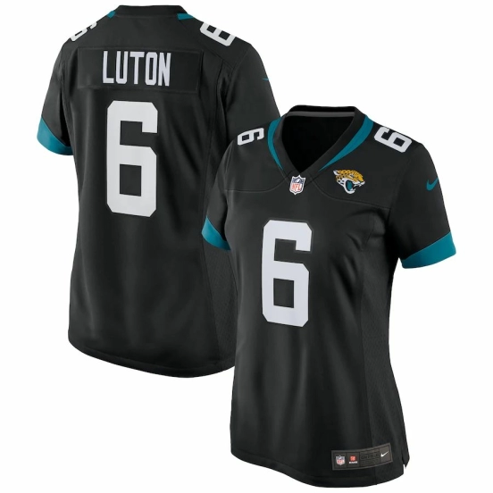 Women's Jake Luton Black Player Limited Team Jersey