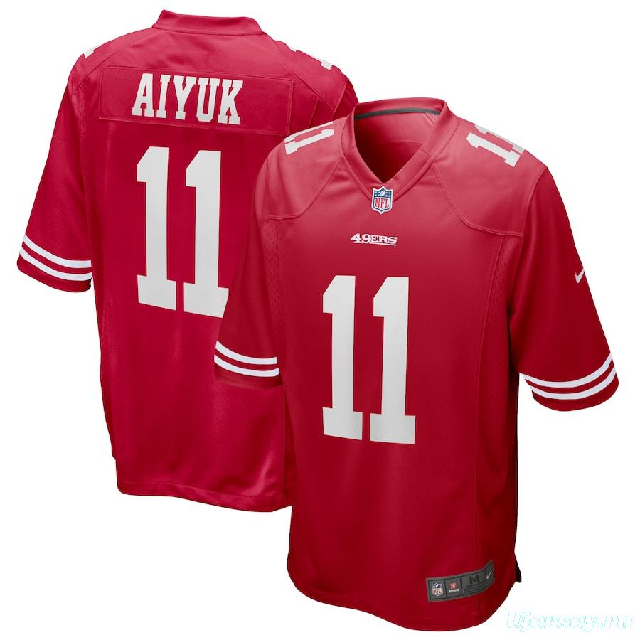 Men's Brandon Aiyuk Scarlet Player Limited Team Jersey