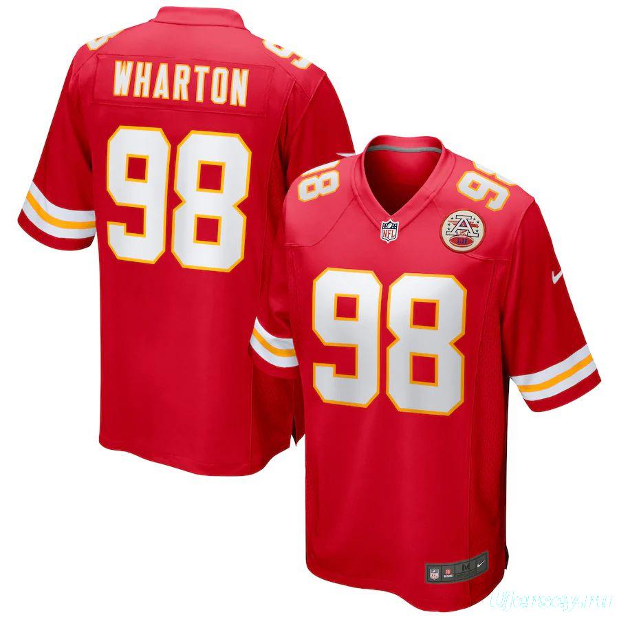 Men's Tershawn Wharton Red Player Limited Team Jersey