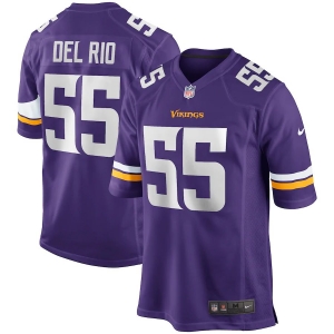 Men's Jack Del Rio Purple Retired Player Limited Team Jersey