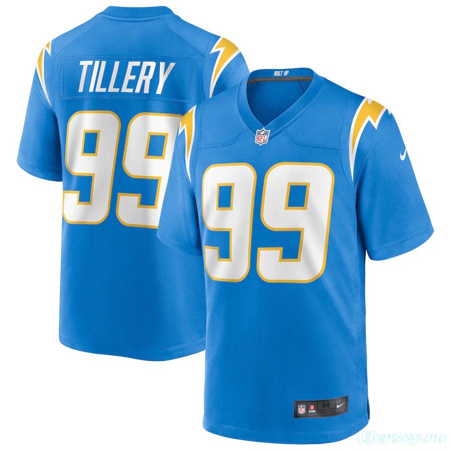 Men's Jerry Tillery Powder Blue Player Limited Team Jersey