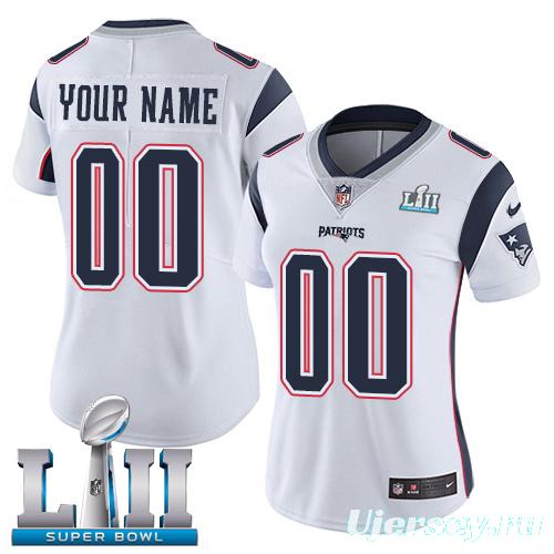 Women's White Custom Game Team Jersey