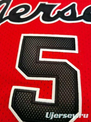 Men's Jason Kidd Red Retro Classic Team Jersey