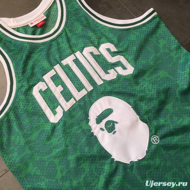 Men's BAPE Green Retro Classic Team Jersey