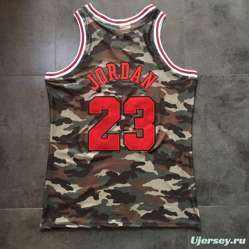 Men's Michael Jordan Camouflage Retro Classic Team Jersey