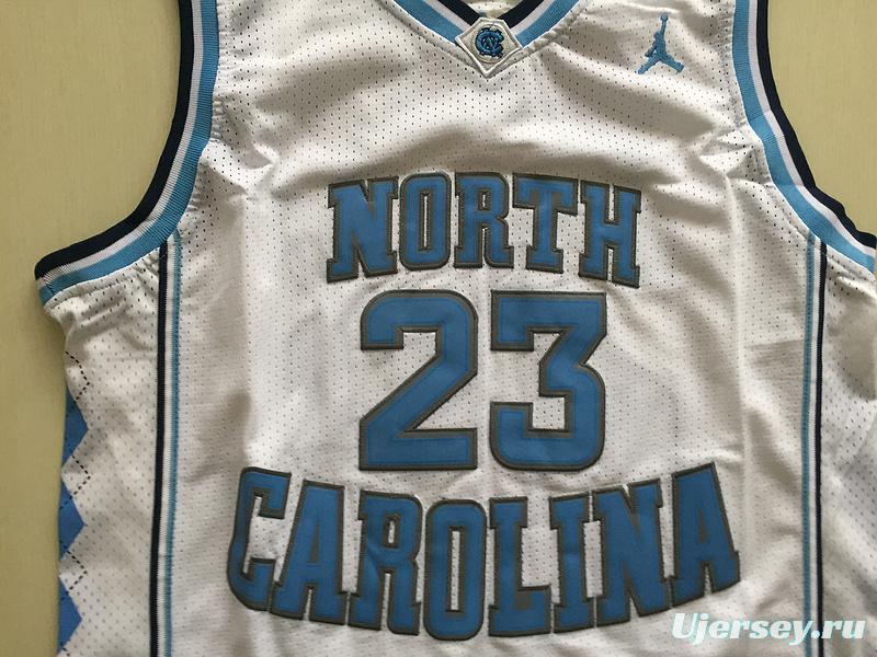 Michael Jordan 23 North Carolina College Basketball Jersey With AJ Logo