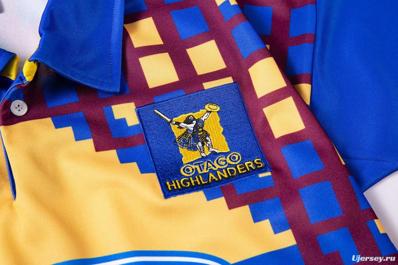 Otago Highlanders 1997-99 Men's Retro Rugby Jersey