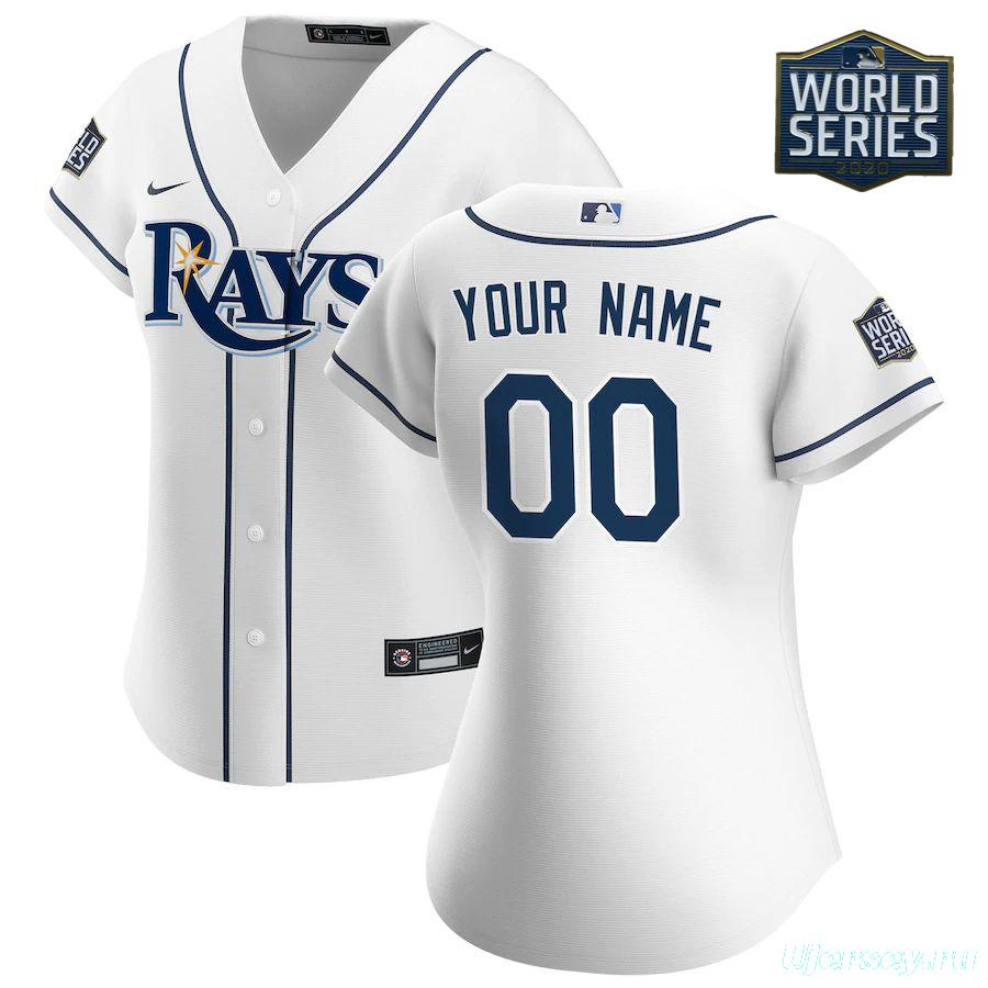 Women's White 2020 World Series Bound Custom Team Jersey